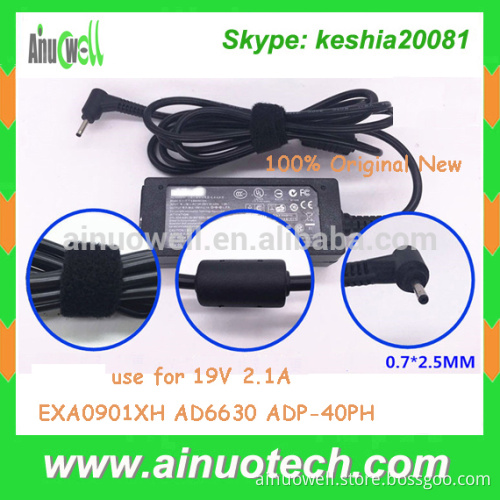 wholesale price of laptop adaptor for ASUS 19V 2.1A 40W laptop ac power charger 2.5x0.7mm